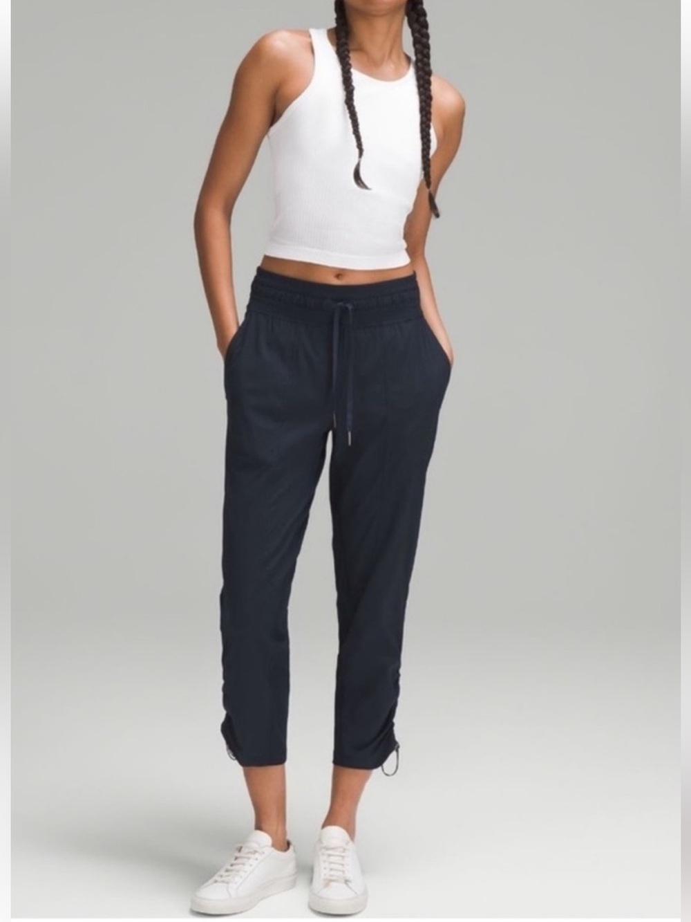 Lululemon Dance Studio Mid-Rise Cropped Pant Sz 10 W6CDQS Black